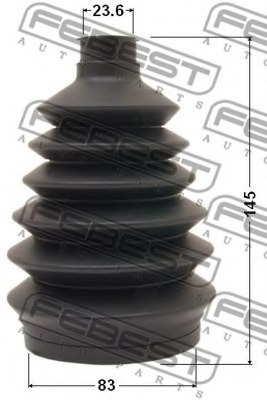 FEBEST 1017P-LAN Bellow, driveshaft
